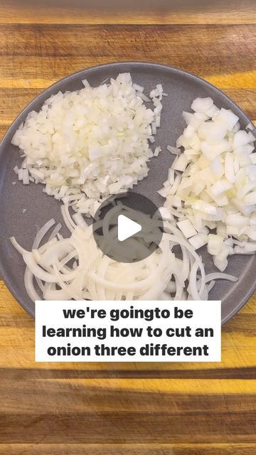 Lets Eat on Instagram: "This is how you cut an onion 3 different ways. Chopping skills | Part 3 

#onion #howto #wusthof #satisfying #cooking #homecook" Cut An Onion, How To Cut Onions, Lets Eat, Potato Onion, Cooking Prep, Diced Onions, The Restaurant, Cooking Tools, Home Cooking