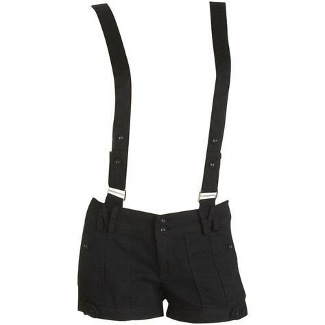 Twill Suspender Short ($25) ❤ liked on Polyvore featuring shorts, bottoms, pants, short, twill shorts, short shorts, faux-leather shorts, wet seal shorts and pocket shorts Milk Fashion, Rainbow Milk, Shorts With Suspenders, Outfit Dinner, Pants Short, Night Club Outfits, Gothic Clothes, Pocket Shorts, Twill Shorts