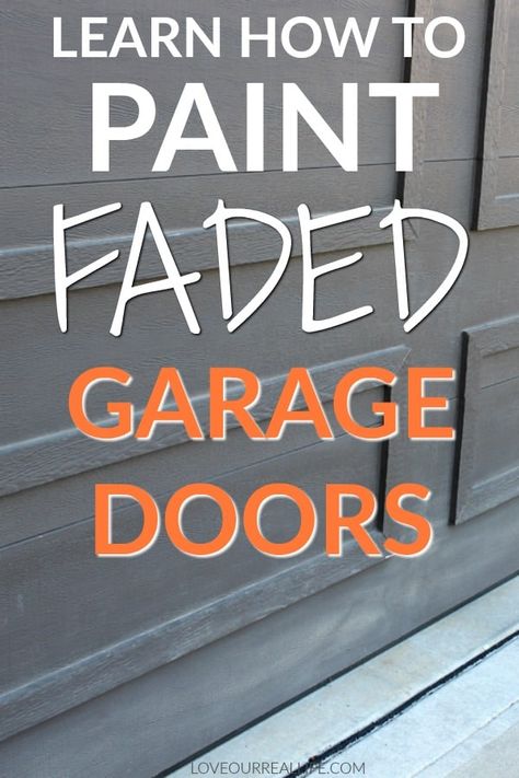 Dining Room Decor Diy, Garage Door Colors, Garage Door Paint, Garage Projects, Garage Door Springs, Wooden Garage, Wood Projects For Beginners, Chalk Paint Projects, Garage Door Repair