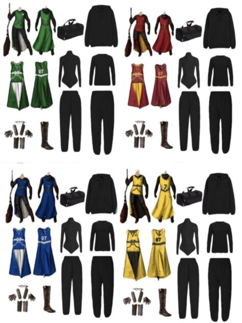 Modern Hogwarts Uniform, Hogwarts Quidditch Uniform, Quidditch Uniform, Harry Potter Script, Slytherin Girl, Hogwarts Quidditch, Hogwarts Uniform, School Dr, Hogwarts Dr