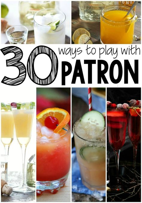 Tequila Cocktail Ideas Feature txt Patron Cocktails Recipes, Patron Drinks, Tequila Recipe, Honey Glazed Ham, Patron Tequila, Diy Spring, Cooking Challenge, Tequila Drinks, Tequila Cocktails