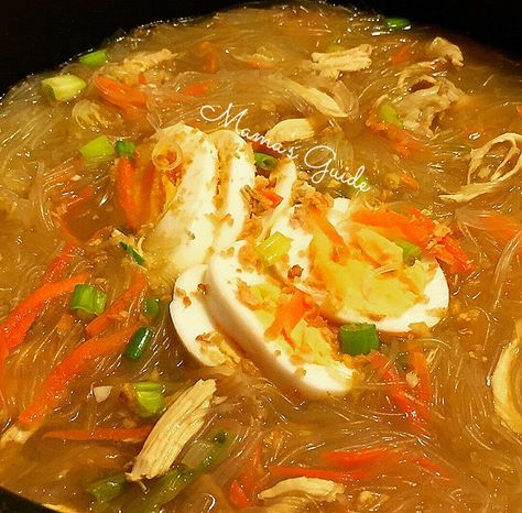 Chicken sotanghon soup, Filipinos favorite soup on a cold and rainy weather, easy to make, and budget friendly home cooked meal. Sotanghon Soup Filipino Food, Chicken Sotanghon Soup Recipe, Sotanghon Recipe, Chicken Sotanghon, Chicken Sotanghon Soup, Sotanghon Soup, Pinoy Dishes, Vermicelli Recipes, Asian Soups