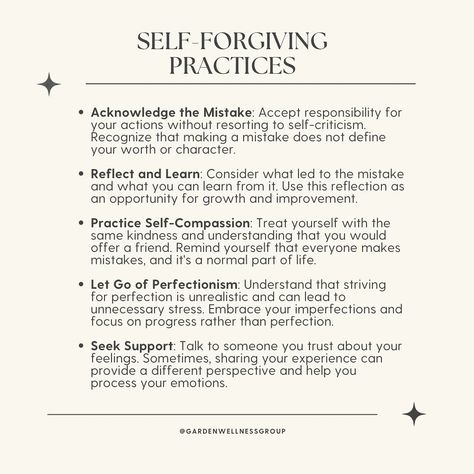 NEW SERIES: SELF-FORGIVENESS 🌟 We all make mistakes, and that’s okay! Forgiving yourself is a powerful step towards healing and mental well-being. 🌿 Remember, it’s not about being perfect; it’s about progress and growth. Embrace your journey and be kind to yourself along the way. ✨ Have you ever struggled with self-forgiveness? How did you overcome it? Share your story in the comments below! Let’s support each other on this path to self-compassion. 💬👇 Don’t forget to follow us for more uplif... How To Be Forgiving, How To Forgive Yourself, Forgiveness Activity, Self Forgiveness, Forgive Yourself, Everyone Makes Mistakes, Being Perfect, We All Make Mistakes, Support Each Other