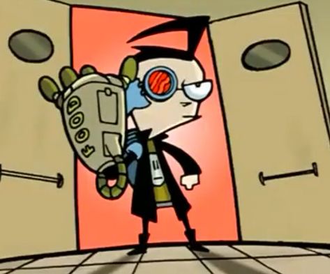 Professor Membrane Invader Zim, Demon Lyrics, Invader Zim Comic Icons, Invader Zim Screenshots, Invader Zim Professor Membrane, Dib Membrane, Pilot Dib Invader Zim, Invader Zim Dib, Scott Pilgrim Comic