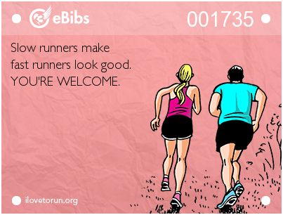 Slow runners make  fast runners look good.  YOU'RE WELCOME. Runner Humor, Slow Runners, Athlete Quotes, Faster Runner, First Marathon, Running Jokes, Running Humor, Running Quotes, Running Inspiration