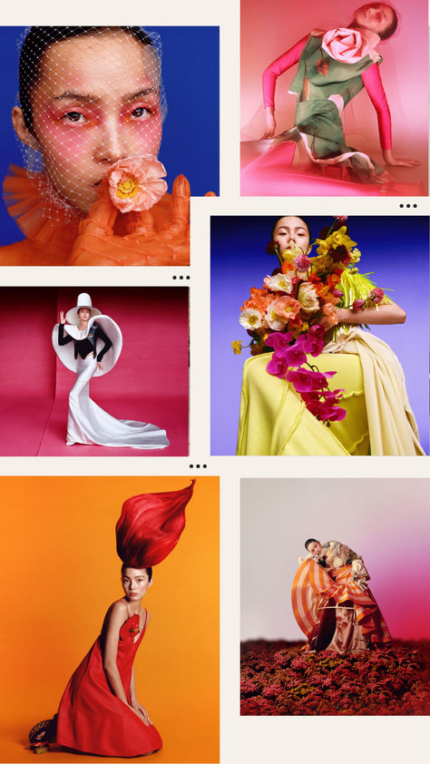 This is an article on discovering inspiration through the coveted Tumblr feed. I recently stumbled across a beautiful editorial by Marie Claire China featuring Xiao Wen Ju, photographed by Zhong Lin. This editorial showcases a masterful use of vibrant colors that intermingle with bold silhouettes and mesmerizing florals to create an enchanting visual symphony. Every element in the editorial harmonizes seamlessly, exuding a luxurious and opulent aura, a perfect ode to Spring. Kaleidoscope Editorial, Marie Claire Editorial, Neon Editorial Photography, Tumblr Feed, Marie Claire, Editorial, Aura, Fashion Photography, Tumblr