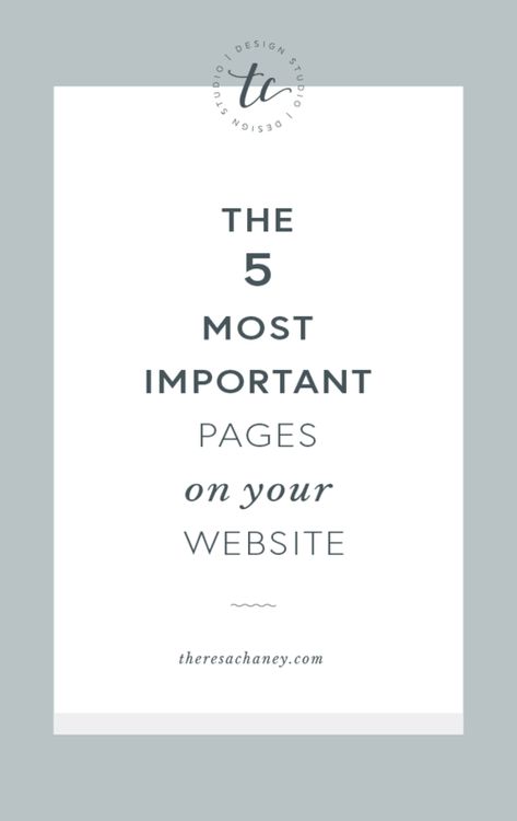 The 5 Most Important Pages On Your Website Website Design Tips And Tricks, Creating Websites, Website Design Tips, Squarespace Tips, Designer Website, Web Design Blog, Website Copywriting, Squarespace Web Design, Website Building