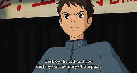 From Up On Poppy Hill Ghibli Quotes, Studio Ghibli Quotes, From Up On Poppy Hill, Poppy Hill, Up On Poppy Hill, Isao Takahata, Hill Quotes, Ghibli Studio, Japanese Animated Movies