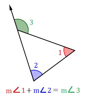 Angle Properties of Triangles | WyzAnt Resources Angle Properties, Properties Of Triangles, Maths Geometry, Gre Math, Geometry Notes, Angles Math, Geometry Vocabulary, Math Sort, Exterior Angles