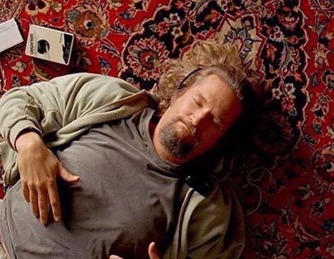 the Dude with his Walkman Big Lebowski Rug, Big Lebowski Quotes, Film Cult, Coen Brothers, Good Will Hunting, Jeff Bridges, Big Lebowski, Books You Should Read, White Russian