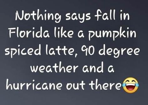 Florida Jokes, Florida Weather Humor, Weather Humor, Fall In Florida, Florida Funny, Florida Weather, Morning Quotes Funny, Florida Girl, Funny Jokes For Adults