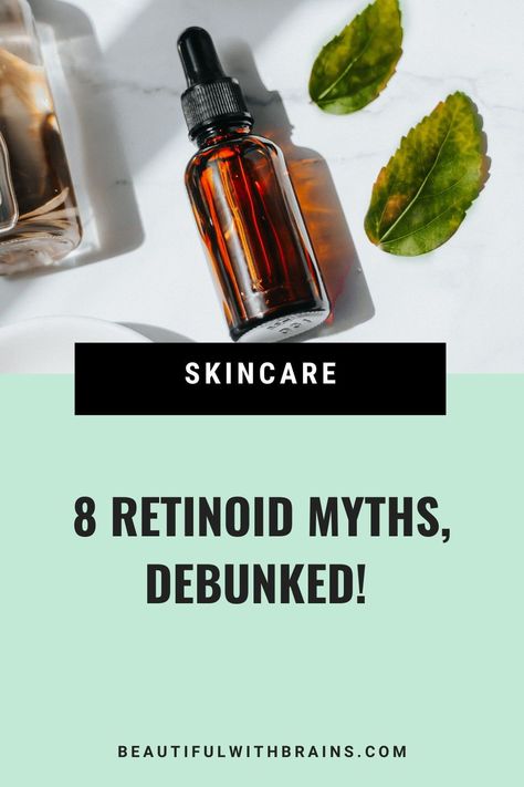 Don't be fooled by common misconceptions! Learn the truth about retinoids and make informed skincare choices. Skin Myths, Myth Vs Fact, Beauty Myth, Lip Care Tips, Skincare For Oily Skin, Toxic Skincare, Myth Busted, 8 March, Skin Detox