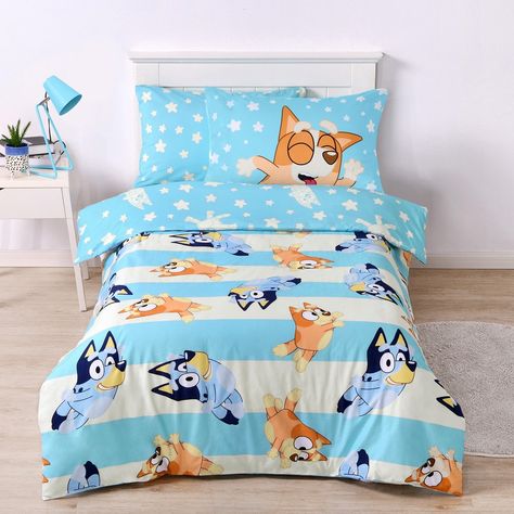 Bluey Themed Bedroom Ideas, Bluey Themed Bedroom, Bluey Theme Bedroom, Bluey Toddler Room, Bluey Inspired Bedroom, Bluey Room Ideas Girl, Bluey Room Ideas For Boys, Bluey Bedroom Girl, Bluey Bedroom Boy