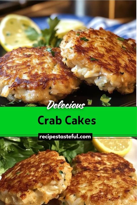 These homemade crab cakes are a delightful seafood treat with a crispy exterior and a tender, flavorful interior. Made with fresh crab meat and seasoned with a blend of spices, these cakes are perfect for a light meal or appetizer. Serve with your favorite sauce and side dishes for a complete meal. Frozen Crab Cakes, Crispy Crab Cakes, Homemade Crab Cakes, Mini Crab Cakes, Crab Cake Recipes, Traditional Thanksgiving Recipes, Crab Cake Recipe, Easy Thanksgiving Recipes, Healthy Thanksgiving