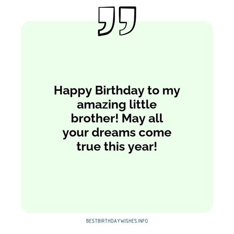 Younger Brother Birthday Quotes, Happy Birthday Younger Brother, Newsboy Outfit, Cute Birthday Wishes, Happy Birthday To Me Quotes, Brother Birthday Quotes, Birthday Wishes For Brother, Brother Birthday, Younger Brother