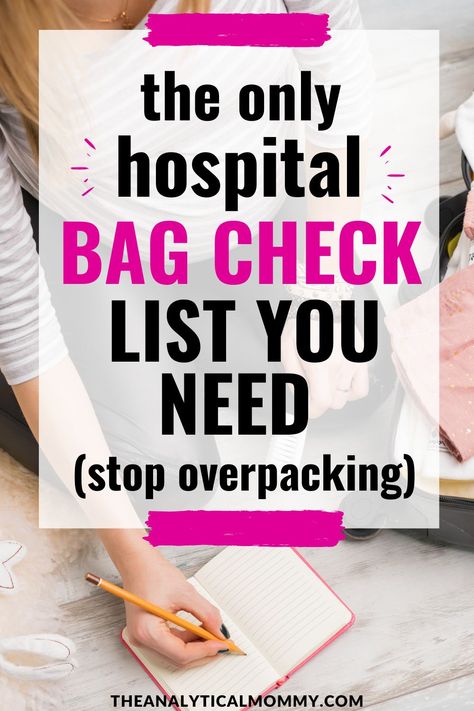 Download this FREE Hospital Bag Checklist - Everything mom, dad, and baby will need (and nothing you won't!) // hospital bag checklist printable, hospital bag for mom to be, simple hospital bag checklist, hospital bag checklist for dad, minimalist hospital bag checklist, realistic hospital bag checklist Surgery Hospital Bag Checklist, Hospital Bag For Surgery, Minimalist Hospital Bag Checklist, Hospital Bag Checklist For Mom To Be, Simple Hospital Bag Checklist, Baby Diaper Bag Checklist, Simple Hospital Bag, Hospital Bag Checklist Baby, Minimalist Hospital Bag