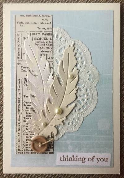 Sympathy card made with Stampin' Up Lovely as a Tree stamp set ... Feather Cards Handmade, Handmade Sympathy Card Ideas, Sympathy Card Ideas, Handmade Sympathy Card, Feather Cards, Sympathy Cards Handmade, Sympathy Card, Heartfelt Creations, Get Well Cards