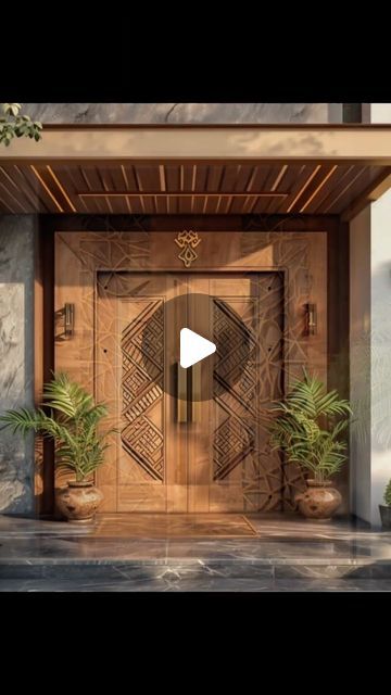 New Door Design, Doors For Home, Double Door Entryway, Home Entrances, Wooden Double Doors, Main Doors, Double Door Entrance, Main Entrance Door, Luxury Door