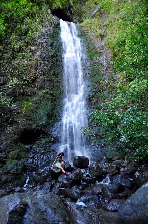 Lulumahu falls. Oahu,Hawaii. Lulumahu Falls Oahu, Honolulu Hawaii, Oahu Hawaii, Honolulu, Oahu, Hawaii, Water, Art