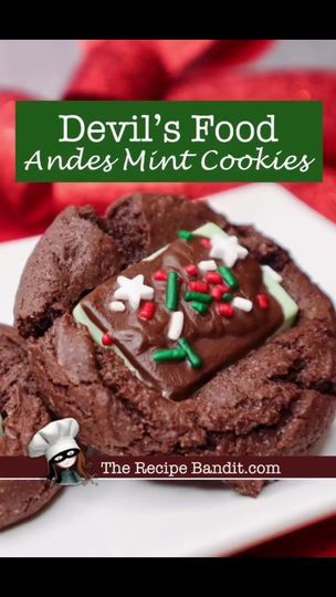 Andes Mint Cookies With Devils Food Cake, Andes Mint Cookies Devils Food, Devils Food Cake Cookie, Devils Food Cake Mix Cookies Recipes, Andies Mint Cookies, Andes Mint Cookies, Easiest Recipes, Chocolate Mint Cookies, Devils Food Cake Mix Recipe