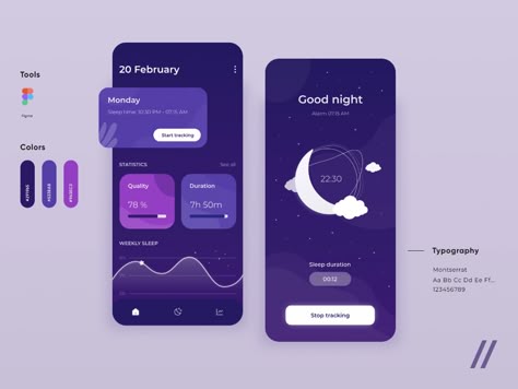 App Design Trends, Sleep App, Ux Design Principles, Ui Ux 디자인, Meditation App, Meditation Apps, Tracking App, Themes App, Learning Graphic Design