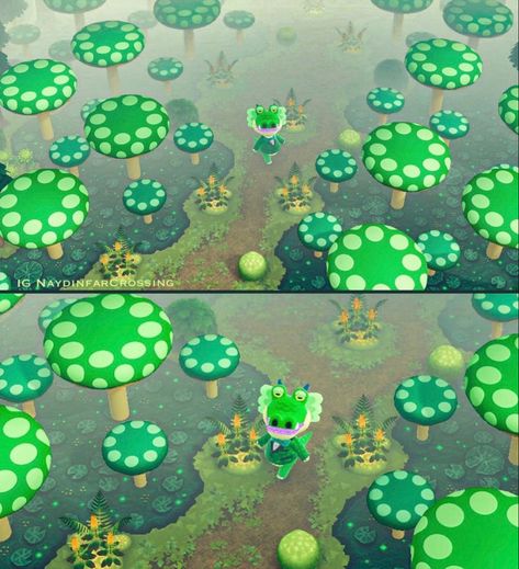 Acnh Pixie Hollow, Animal Crossing Swamp, Acnh Frog Designs, Acnh Zelda, Animal Crossing Memes, Animal Crossing Guide, Animal Crossing Wild World, Island Theme, Acnh Ideas