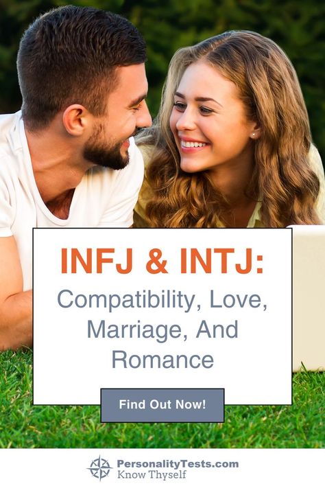 Unlock the potential for love and compatibility between the insightful INFJ and the visionary INTJ personalities. ❤️🌟 Explore the intricacies of their connections, understanding how their traits complement each other in relationships and marriage. Discover your compatibility insights! #INFJ #INTJ #LoveCompatibility Infj And Intj Compatibility, Intj Infj Love, Infj Compatibility Relationships, Intj Romance, Infj Intj Relationship, Intj And Infj Relationships, Intj Compatibility, Intj In Love, Infj And Intj