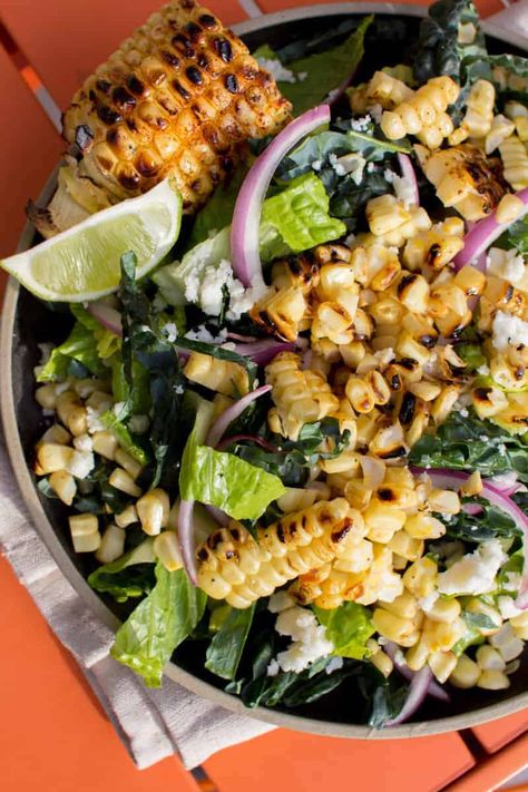 Picnic Recipes and Ideas - California Grown Elote Salad Recipe, Fresh Sides, Elote Salad, Avocado Cilantro Dressing, Boxed Lunches, Midwest Style, Kale Recipe, Grilled Avocado, Fit Recipes