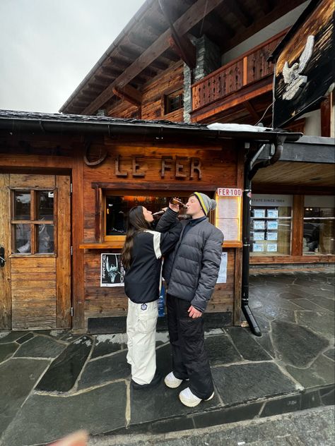 Verbier, Switzerland- friends- beer- travel- vibe- aesthetic- fun Verbier Aesthetic, Verbier Switzerland, Switzerland Aesthetic, Europe Winter, Travel Humor, Ski Trip, Travel Aesthetic, Backpacking, Switzerland