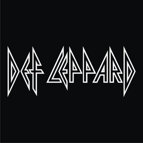 Def Leppard Wallpaper, Def Leppard Logo, Screen Printed Tshirts, Printed Tshirt, Custom Screen Printing, Silhouette Images, Rock N Roll Music, Rock Posters, Vinyl Shirts