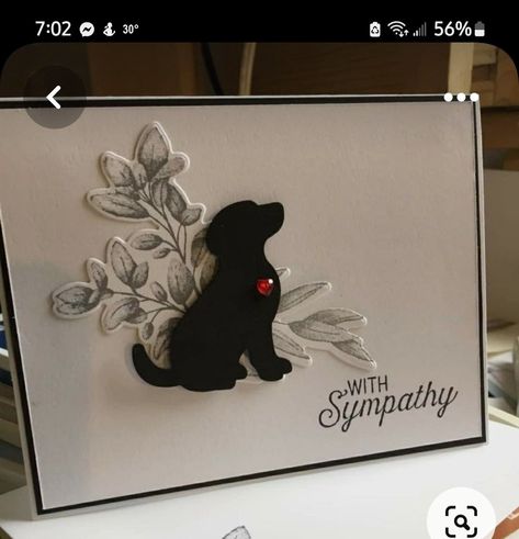 Su Dog Sympathy Card, Stampin Up Happy Tails Sympathy Cards, Pet Loss Cards Handmade, Stampin Up Pet Sympathy Cards, Dog Sympathy Cards Handmade, Pet Sympathy Cards Handmade, Dog Cards Handmade, Stampin Up Sympathy Cards, Pet Condolences