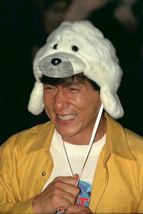 Chackie Chan, Jack Chan, Rabbit Hat, Kung Fu Movies, Wild Outfits, Jet Li, Jackie Chan, Hot Actors, Jack Black