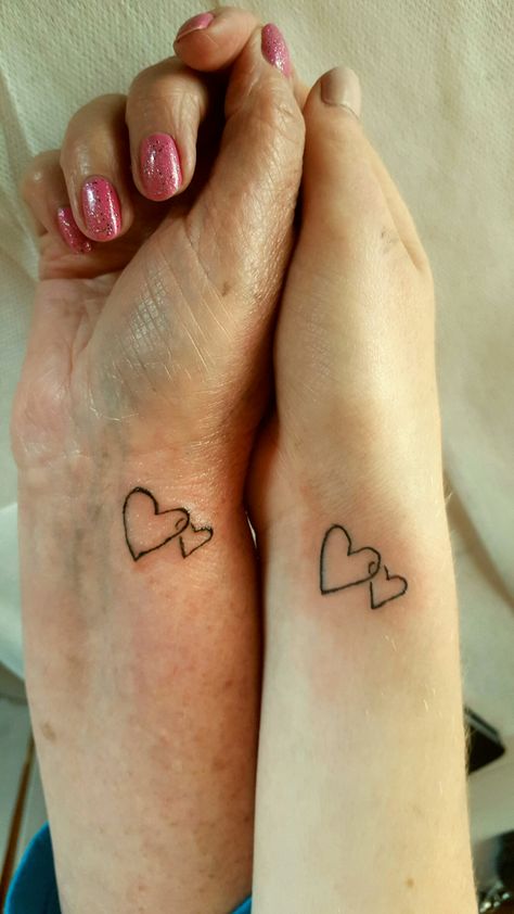 Grandma And Grandkids Tattoos, Cute Matching Tattoos With Grandma, Tattoos To Get With Your Grandma, Matching Tattoos For Grandmother And Granddaughter, Matching Tattoo Grandma, Matching Tattoo With Grandma, Tattoos About Grandparents, Nana And Granddaughter Tattoos, Mom And Grandma Tattoos