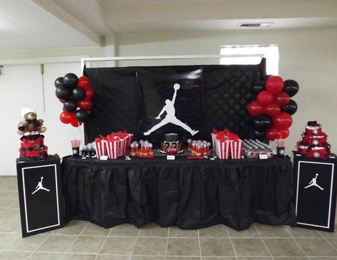 Welcome Baby Axton - Jumpman Inspired Jordan Themed Birthday, Michael Jordan Birthday, Jordan Baby Shower, Basketball Baby Shower, Fiesta Shower, Basketball Theme Party, Basketball Birthday Parties, Basketball Baby, Boy Baby Shower Ideas