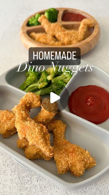 Lily Payen • Easy BLW & Toddler Recipes | Homemade Dino Nuggets🦖🦕 I’m convinced my boys will eat just about anything that is Dino-shaped and I’ll be putting that to test with these... | Instagram Dino Nuggets, Dino Chicken Nuggets, Toddler Lunches, Dinners For Kids, Birthday Food, Chicken Nuggets, Toddler Meals, Kids Lunch, Cooking Dinner