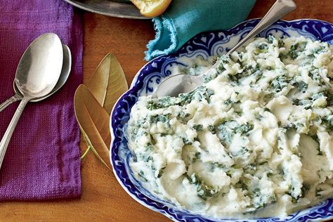 Homemade mashed potatoes are a crowd-pleasing option for any occasion. Try one of these recipes for our favorite comfort food. Dutch Side Dishes, Thanksgiving Dinner Sides, Colcannon Recipe, Homemade Mashed Potatoes, Mustard Green, Thanksgiving Recipes Side Dishes, National Dish, Mashed Potato Recipes, Twice Baked