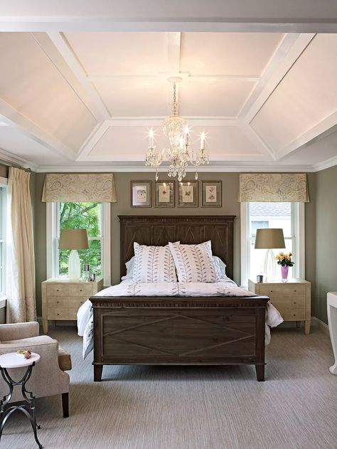 Most Beautiful Rooms of the Year - This Old House Tray Ceiling Bedroom, Room Divider Diy, Corporate Office Design, Ceiling Ideas, This Old House, Tray Ceiling, Bedroom Ceiling, Cool Ideas, The Ceiling