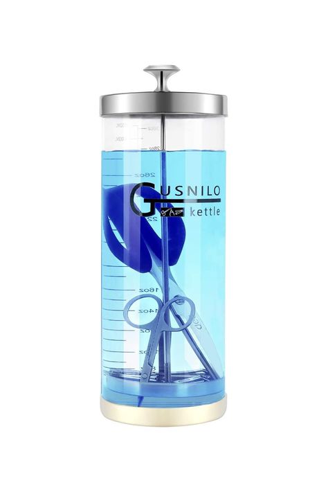 Gusnilo Sanitizing Jar (42 ounces) with Stainless Steel Tray, Comb-shaped Disinfection Jar,Disinfectant Glass Jar Suitable for Nail Tools,Hairdressing Tools, Scissors,Nail Art,Beauty Tools Stripe Nail Art Designs, Nail Salon Supplies, Nail Art Stripes, Rubber Ring, Striped Nails, Rubber Rings, Womens Nails, Nails Fall, Nail Drill