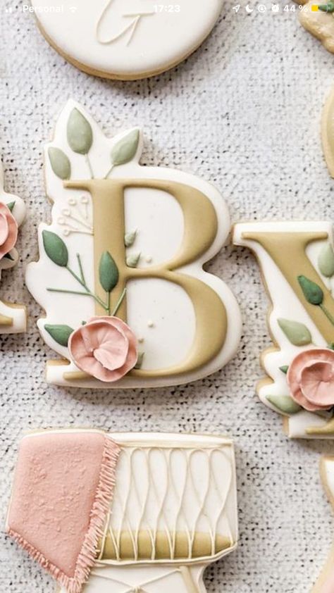 Baby Biscuits, Letter Cookies, Wedding Cookies Decorated, Christening Cookies, Wedding Shower Cookies, Cookie Board, Monogram Cookies, Butterfly Cookies, Shower Cookies