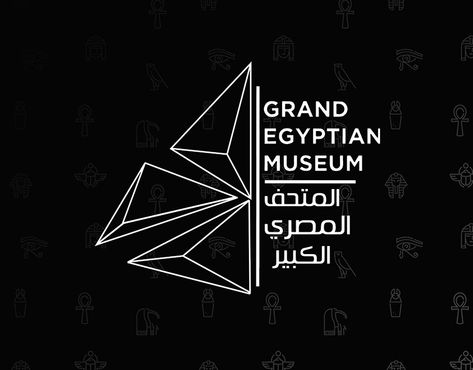 GRAND EGYPTIAN MUSEUM poster concept Egyptian Design Pattern, Grand Egyptian Museum, Egyptian Poster, Gem Logo, Museum Design, Egyptian Museum, Egyptian Design, Everyday Wear Jewelry, Illustration Branding