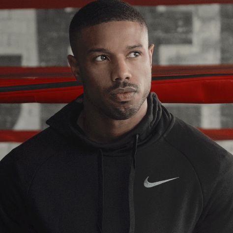 Michael B Jordan Icon, Adonis Creed, Red Widgets, Michael B Jordan, Puma Jacket, Picture Video, Funny Animals, Vision Board, Favorite Movies