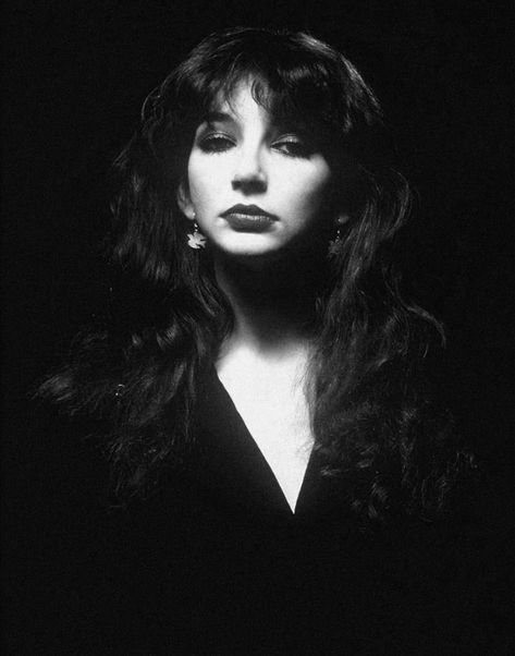 Vintage Kate Bush Poster, Black And White, 1978, Wuthering Heights, Kate Bush Print, Vintage Music Poster, Feminist Wall Art, Digital Poster Kate Bush Black And White, Kate Bush Poster, Kate Bush Babooshka, Illustration Education, Feminist Wall Art, Vintage People, Portrait Study, Queen Kate, Vintage Music Posters