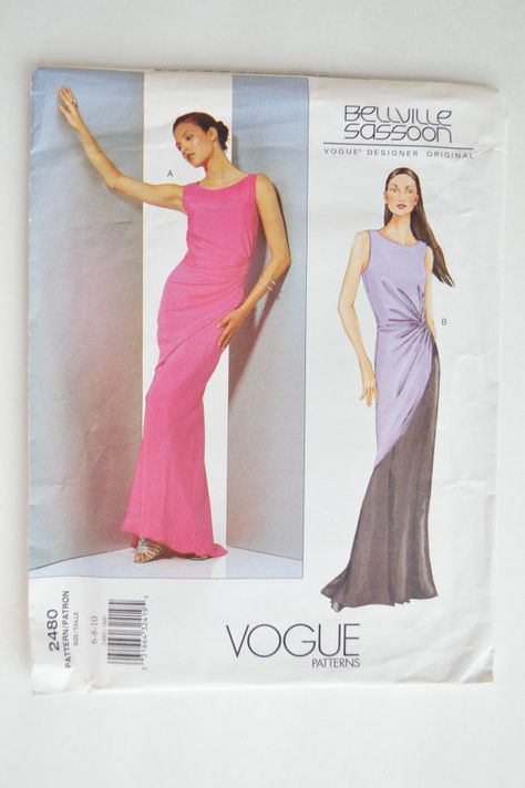 1990s UNCUT Vogue Designer Original Bellville by angelpress Bellville Sassoon, Vintage Vogue Sewing Patterns, Bridesmaid Attire, Vogue Sewing, Vogue Sewing Patterns, Vogue Patterns, Diy Clothing, Sewing Pattern Design, Vintage Vogue