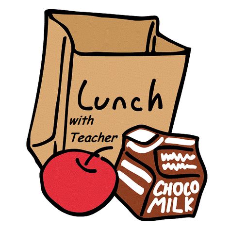 Lunch with Teacher Breakfast Clipart, School Supplies Highschool, School Breakfast, Lunch Table, Sack Lunch, Protein Brownies, Food Program, College School Supplies, Healthy School