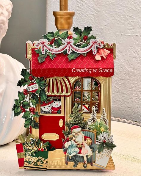 Linda Rodriguez (@creatingwithgrace) • Instagram photos and videos Anna Griffin Christmas, Griffin Design, Anna Griffin Christmas Cards, Anna Griffin Inc, Craft Boxes, Mom Of 2, Flower Cart, Pinterest Diy Crafts, Anna Griffin Cards