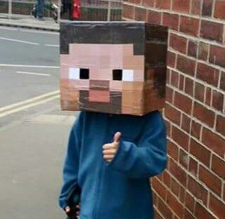 Costume Wolrd Book Day Steve Minecraft's head Dizfraz cabeza de Steve Minecraft Minecraft Heads, World Book Day Costumes, Book Day Costumes, Room Inspired, Minecraft Steve, Outfit Halloween, Minecraft Birthday, Wimpy Kid, Book Day