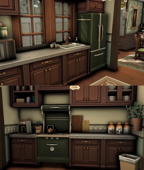 Bloxburg Cabin Kitchen, Bloxburg 90s House, Bloxburg Kitchen Aesthetic, Bloxburg Cabin Layout, Cottage House Bloxburg, Bloxburg Cabin Ideas, Cabin Bloxburg, Bloxburg Cabin, Bloxburg Victorian House