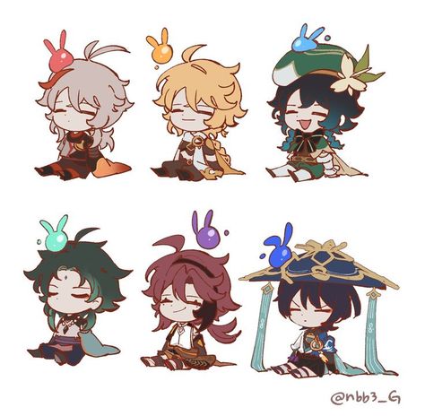 Anemo Boys Fanart, Scaramouche Fanart Anemo, Anemo Boys, Wanderer Art, Ensemble Stars, Genshin Impact, Cute Drawings, Cool Art, Character Art