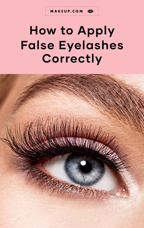 Applying Fake Eyelashes, Apply Fake Eyelashes, Girlfriend Necklaces, False Eyelashes Tips, Apply False Eyelashes, Fake Eyelashes Applying, Kiss Eyelashes, Eyelashes How To Apply, Eyelashes Tutorial