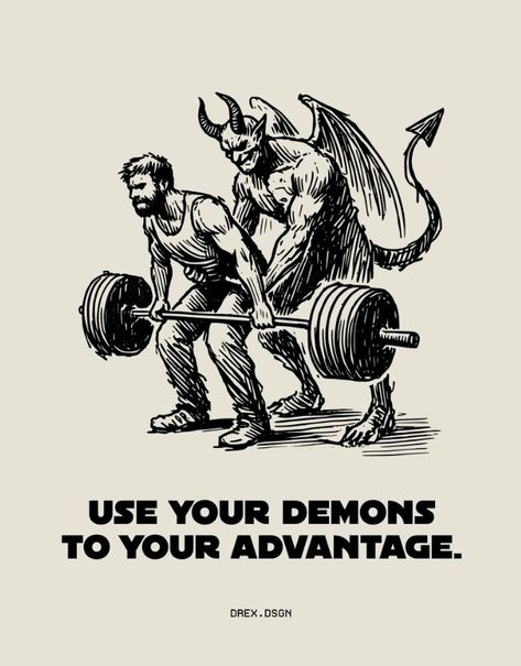 Inner Demon, Inner Demons, Women's Fitness Motivation, Health Quotes Motivation, Motivational Quotes For Working Out, Gym Motivation Quotes, Build Confidence, Running Motivation, Daily Motivational Quotes